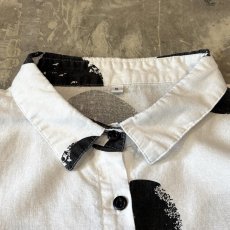 画像10: BICOLOR DOT PATTERN COTTON L/S SHIRT / Mens XL (10)