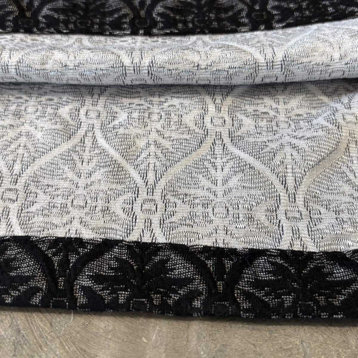 画像8: ALL OVER PATTERN HALF ZIP L/S TOPS / Mens L  (8)