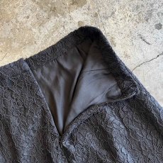 画像10: ALL OVER LACE PATTERN DESIGN SKIRT / W29(8)  (10)