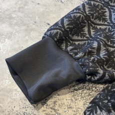 画像7: ALL OVER PATTERN HALF ZIP L/S TOPS / Mens L  (7)
