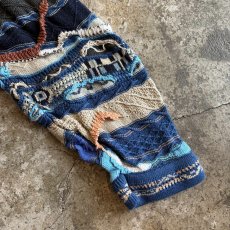 画像7: 【COOGI】MULTI 3D CREW NECK COTTON KNIT SWEATER / Ladies M(L) / MADE IN AUSTRALIA (7)