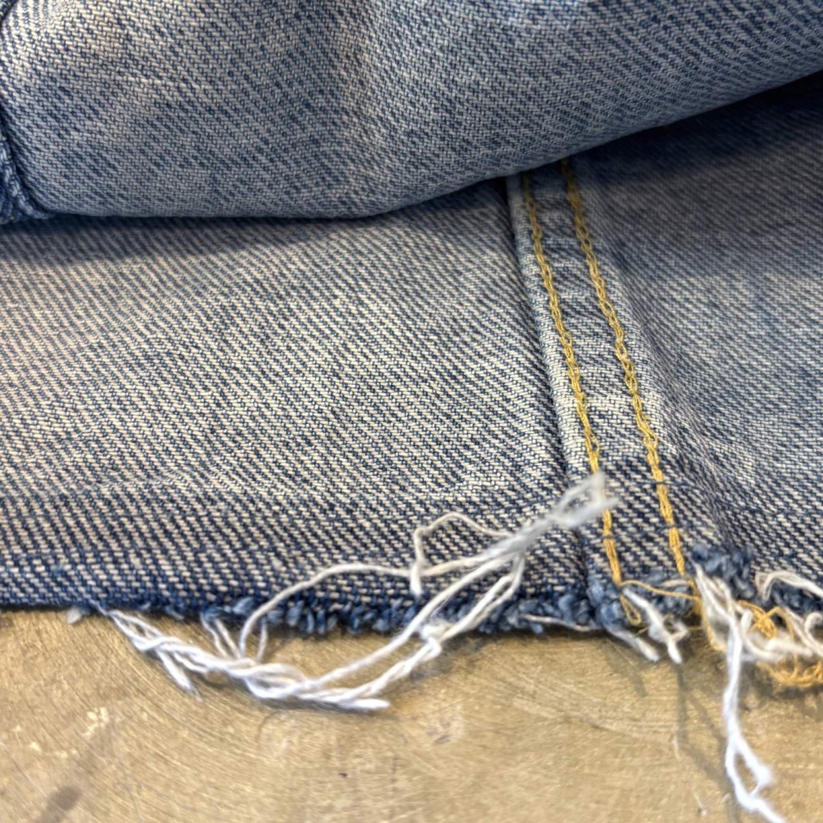 画像9: 【Wiz&Witch】"WANDERER" NO COLLAR ZIP UP DENIM JACKET / OS (9)