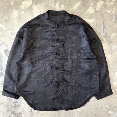 画像1: ALL OVER PATTERN CHINA L/S SHIRT / Mens M (1)