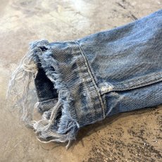 画像8: 【Wiz&Witch】"WANDERER" NO COLLAR ZIP UP DENIM JACKET / OS (8)