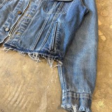 画像7: 【Wiz&Witch】"WANDERER" NO COLLAR ZIP UP DENIM JACKET / OS (7)