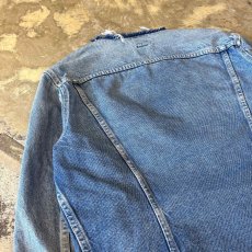 画像10: 【Wiz&Witch】"WANDERER" NO COLLAR ZIP UP DENIM JACKET / OS (10)