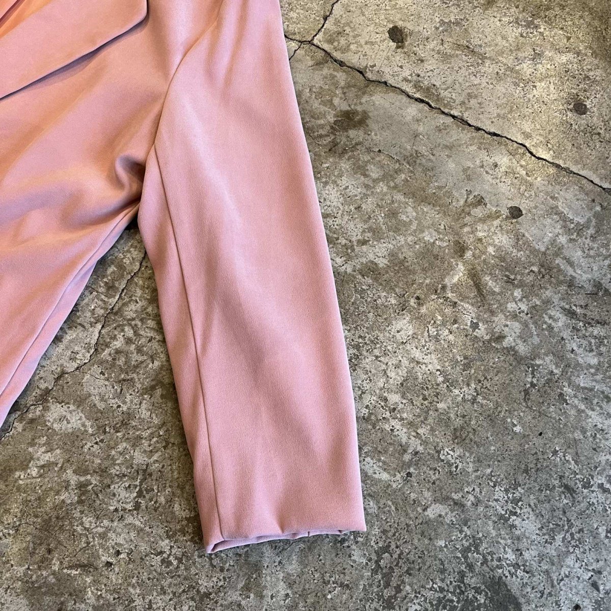 画像7: PINK COLOR DOUBLE POCKET DESIGN OVER TAILOR JACKET / Ladies L(16)  (7)