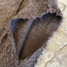 画像10: 3 BUTTON LONG SHAGGY DESIGN KNIT VEST / Ladies L (10)