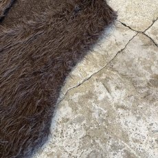 画像9: 3 BUTTON LONG SHAGGY DESIGN KNIT VEST / Ladies L (9)
