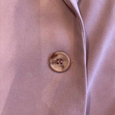 画像10: PINK COLOR DOUBLE POCKET DESIGN OVER TAILOR JACKET / Ladies L(16)  (10)