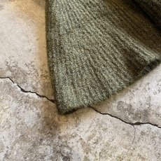 画像3: DOWN FRILL DESIGN RIB KNIT CARDIGAN / Ladies M~L(L) (3)