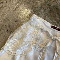 画像8: 【Wiz&Witch】"UNITED" VTG LACE MIX WRAP SKIRT / FREE (8)