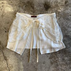 画像1: 【Wiz&Witch】"UNITED" VTG LACE MIX WRAP SKIRT / FREE (1)