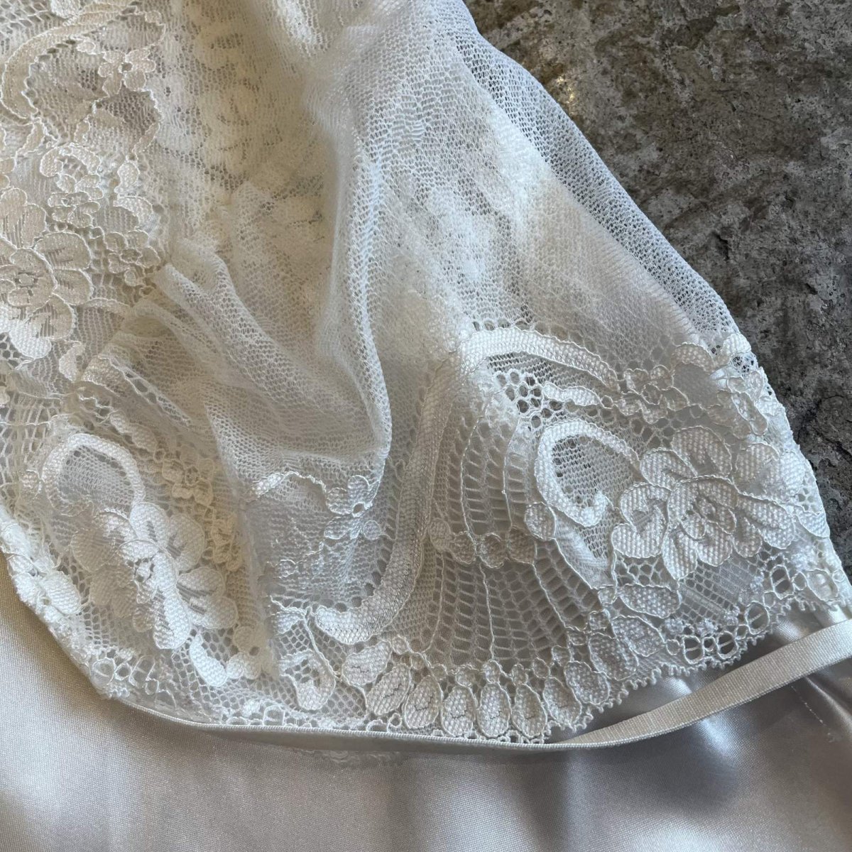 画像6: 【Wiz&Witch】"UNITED" VTG LACE MIX WRAP SKIRT / FREE (6)