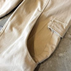画像10: DESIGN TUCK CARGO STYLE WIDE SILHOUETTE PANTS / W32 (10)