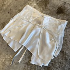 画像9: 【Wiz&Witch】"UNITED" VTG LACE MIX WRAP SKIRT / FREE (9)