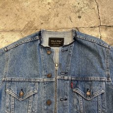 画像7: 【Wiz&Witch】"WANDERER" NO COLLAR ZIP UP DENIM JACKET / OS (7)