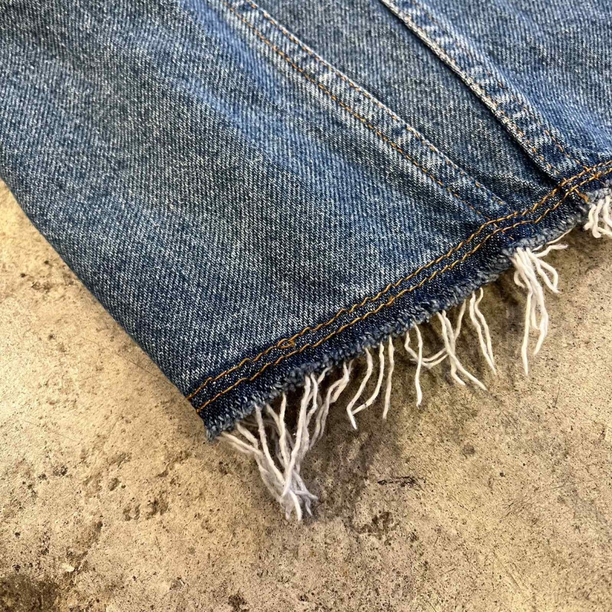 画像3: 【Wiz&Witch】"WANDERER" NO COLLAR ZIP UP DENIM JACKET / OS (3)