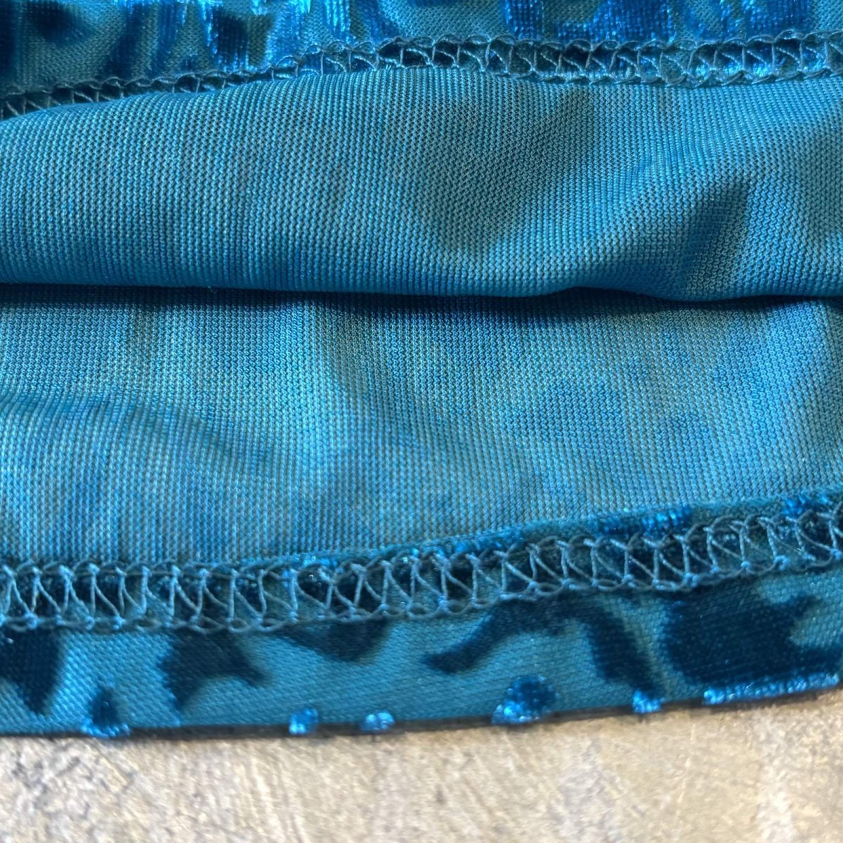 画像8: SHEER×VELOUR PATTERN HI-NECK L/S TOPS / Mens XXL(L)  (8)