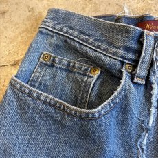 画像7: 【Wiz&Witch】"UNITED" TWINS WIDE DENIM PANTS / W29 (7)