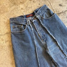 画像3: 【Wiz&Witch】"UNITED" TWINS WIDE DENIM PANTS / W29 (3)