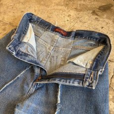 画像6: 【Wiz&Witch】"UNITED" TWINS WIDE DENIM PANTS / W29 (6)