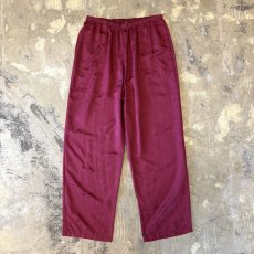画像1: ALL PVER PAISLEY PATTERN STARAIGHT COLOR PANTS / W26~FREE (1)