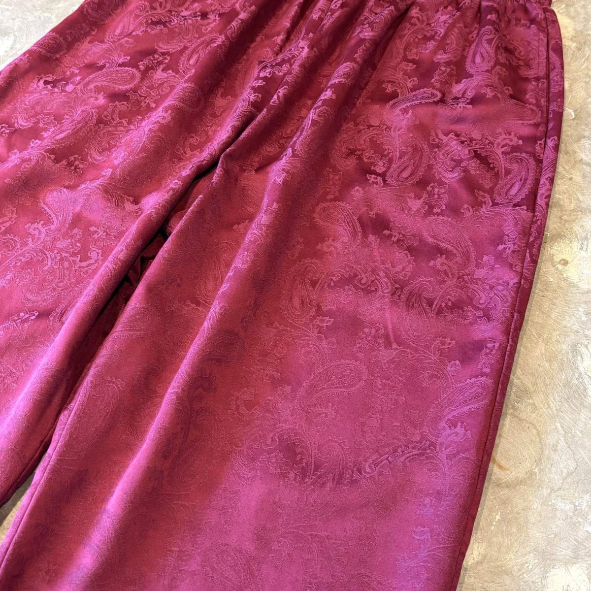 画像4: ALL PVER PAISLEY PATTERN STARAIGHT COLOR PANTS / W26~FREE (4)