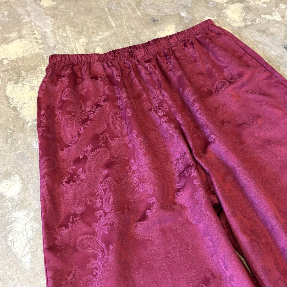 画像3: ALL PVER PAISLEY PATTERN STARAIGHT COLOR PANTS / W26~FREE (3)