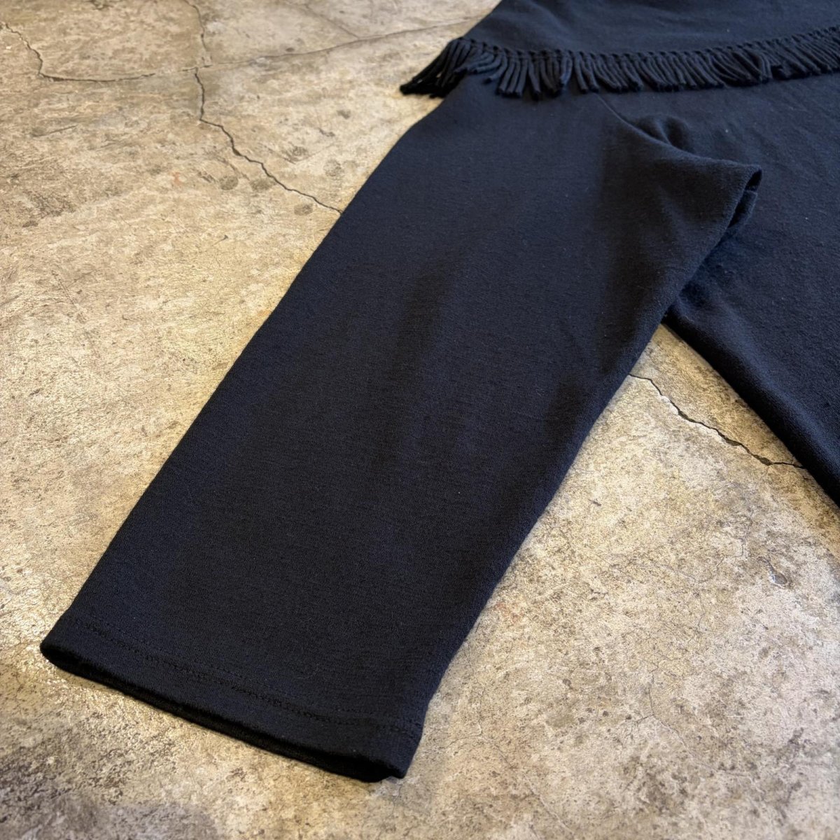 画像4: BOAT NECK FRINGE DESIGN L/S TOPS / Ladies 3X(L) (4)