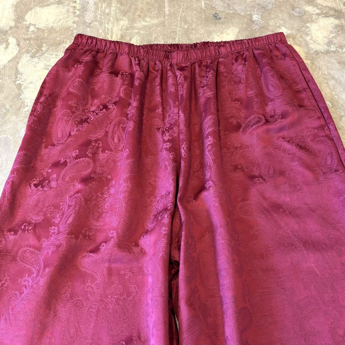 画像10: ALL PVER PAISLEY PATTERN STARAIGHT COLOR PANTS / W26~FREE (10)