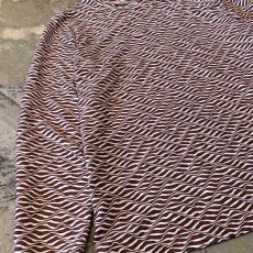画像5: ALL OVER WAVE PATTERN L/S TOPS / Mens M (5)