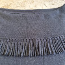 画像5: BOAT NECK FRINGE DESIGN L/S TOPS / Ladies 3X(L) (5)