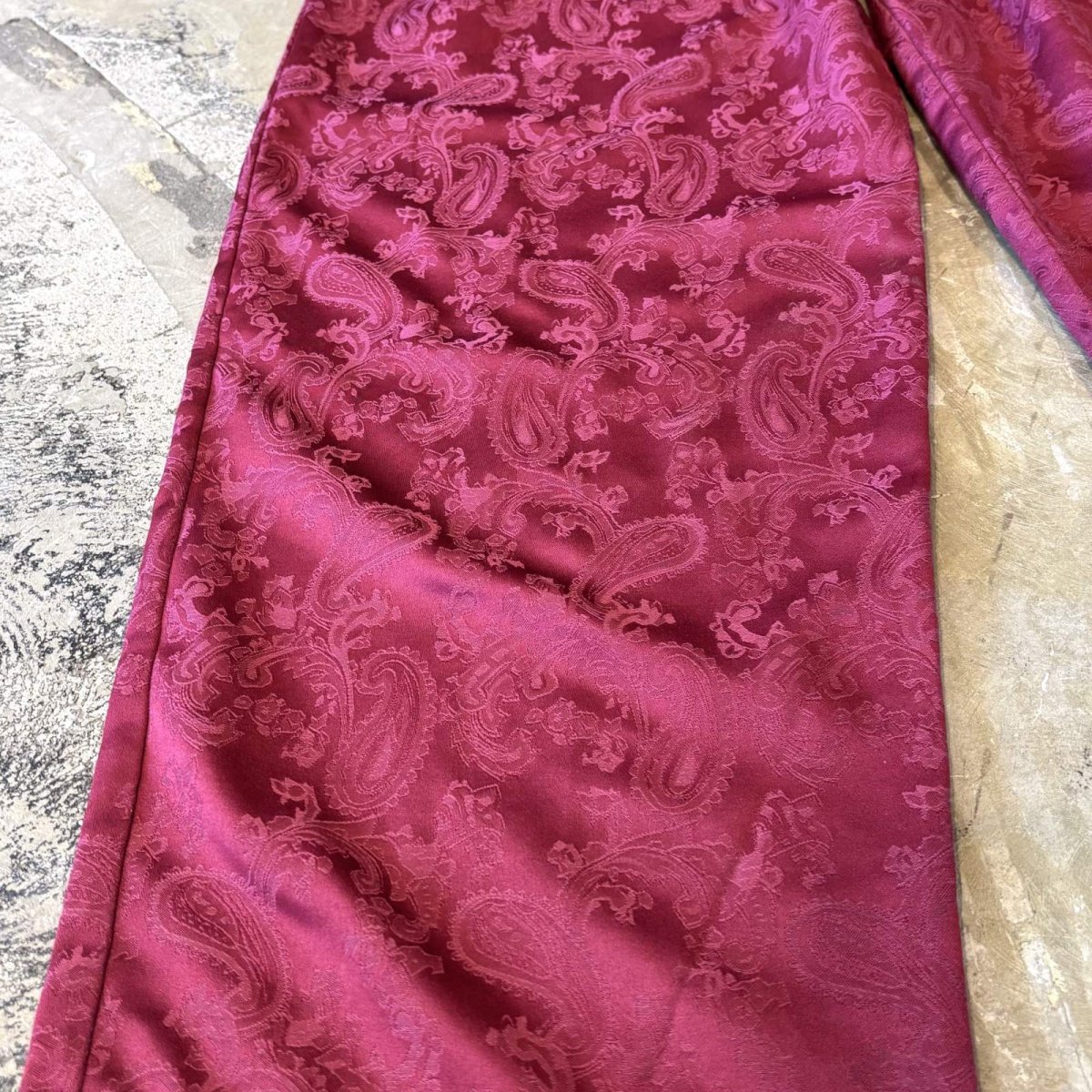 画像7: ALL PVER PAISLEY PATTERN STARAIGHT COLOR PANTS / W26~FREE (7)