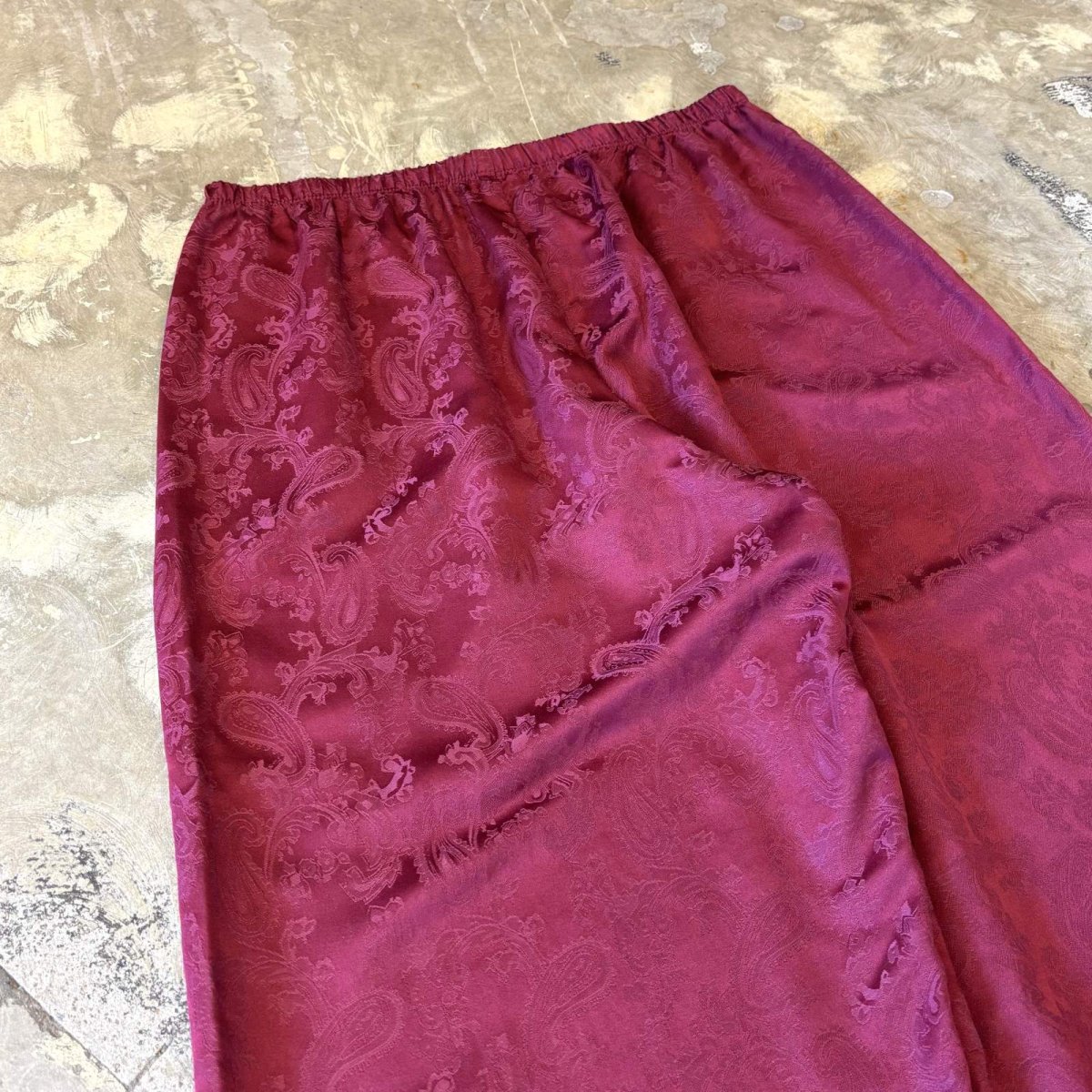 画像9: ALL PVER PAISLEY PATTERN STARAIGHT COLOR PANTS / W26~FREE (9)