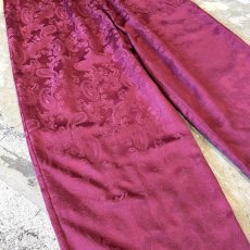 画像5: ALL PVER PAISLEY PATTERN STARAIGHT COLOR PANTS / W26~FREE (5)