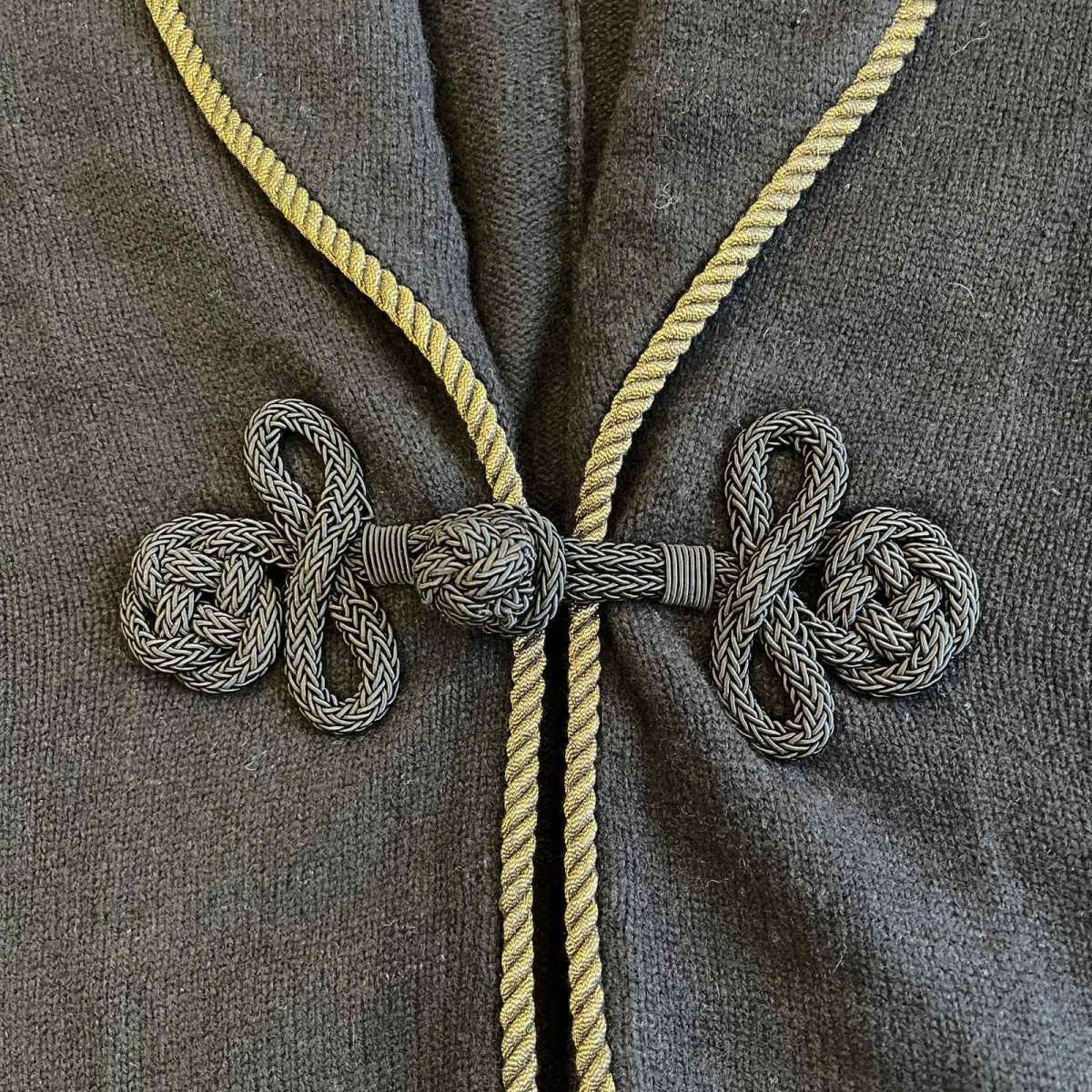 画像9: 【RALPH LAUREN】FRONT TASSEL DESIGN SHAWL COLLAR KNIT JACKET / Ladies M (9)