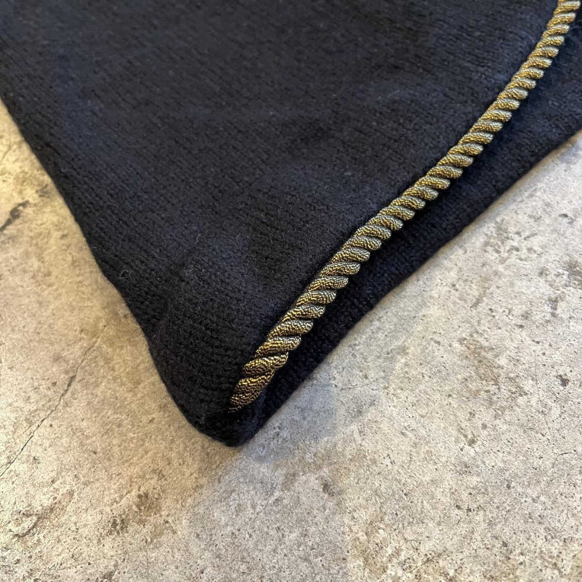 画像3: 【RALPH LAUREN】FRONT TASSEL DESIGN SHAWL COLLAR KNIT JACKET / Ladies M (3)