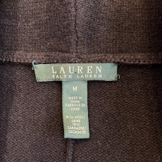 画像11: 【RALPH LAUREN】FRONT TASSEL DESIGN SHAWL COLLAR KNIT JACKET / Ladies M (11)