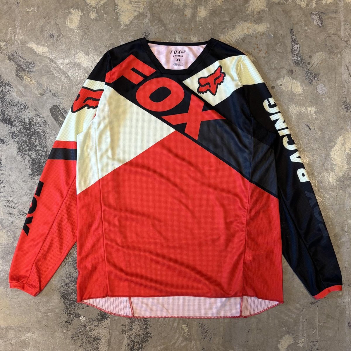画像1: "FOX" COLOR SWITCHED LOGO RACING L/S TOPS / Mens XL (1)