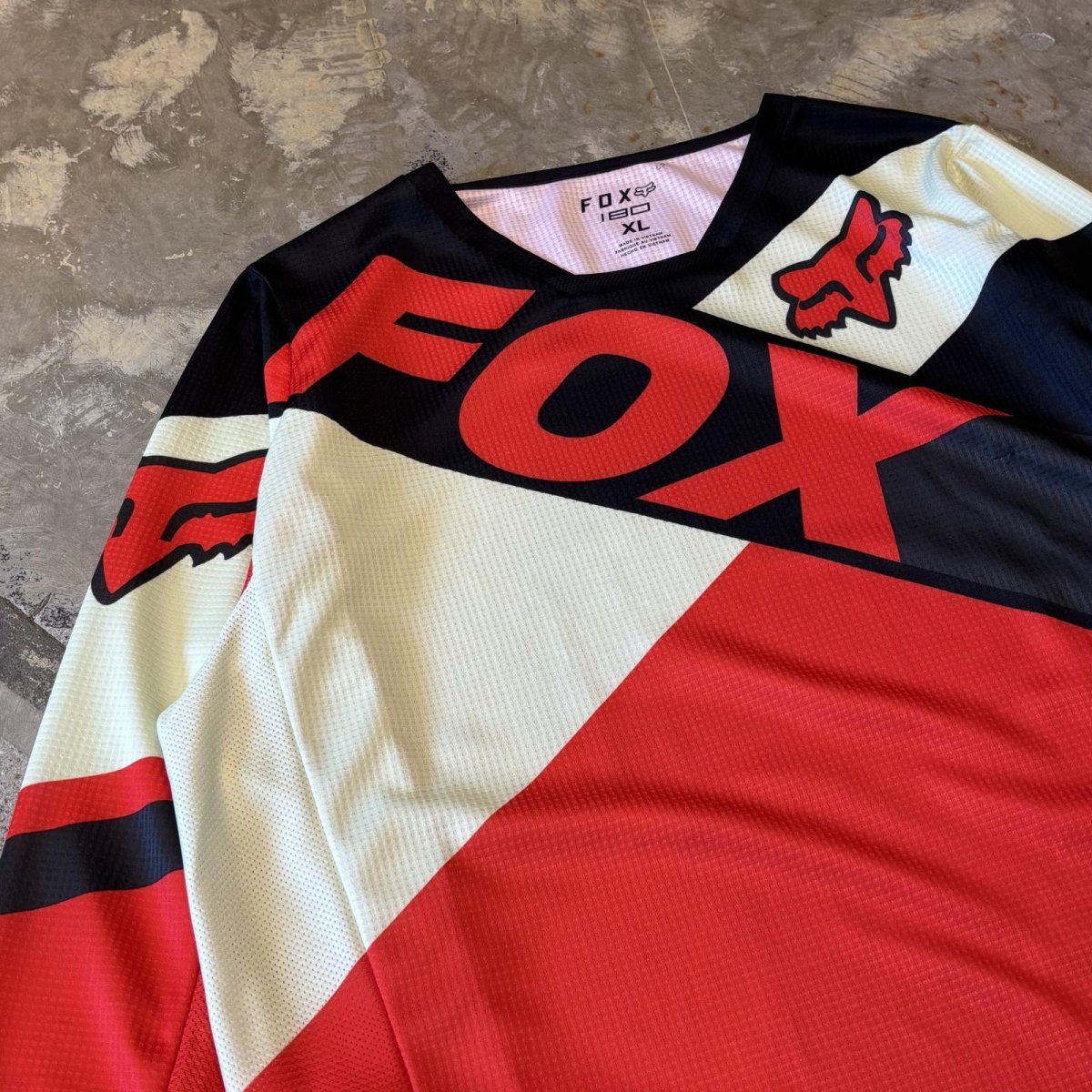 画像3: "FOX" COLOR SWITCHED LOGO RACING L/S TOPS / Mens XL (3)