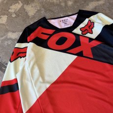 画像3: "FOX" COLOR SWITCHED LOGO RACING L/S TOPS / Mens XL (3)