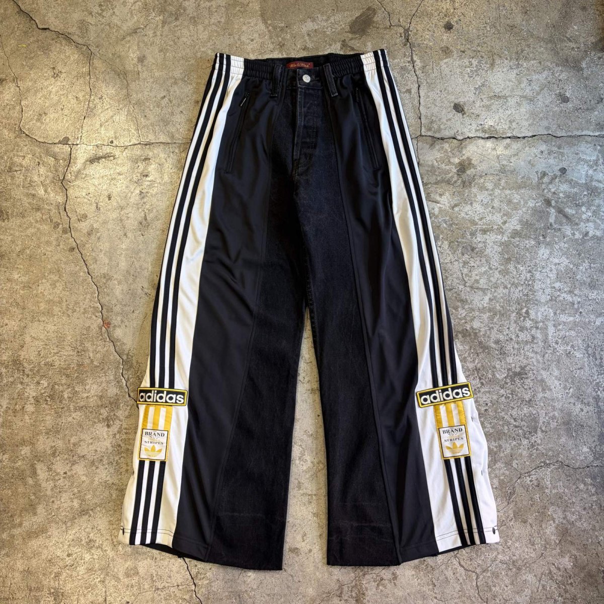 画像1: 【Wiz&Witch】"UNITED" SPORTY DENIM PANTS / OS (1)