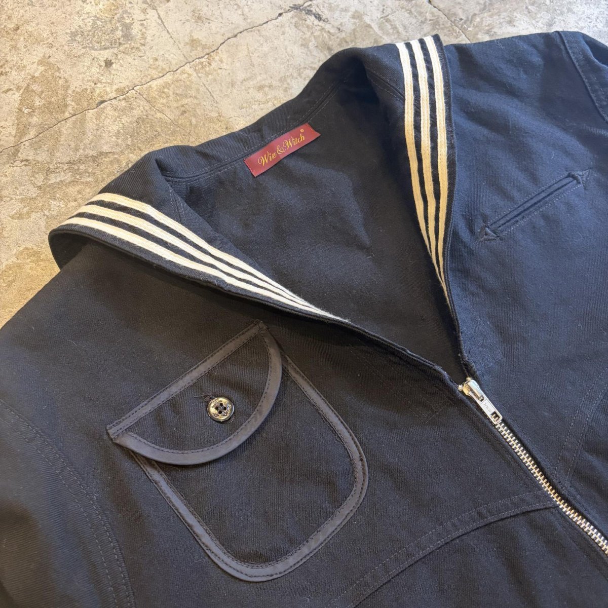 画像3: 【Wiz&Witch】"WANDERER" ZIP UP MARINE JACKET / OS (3)