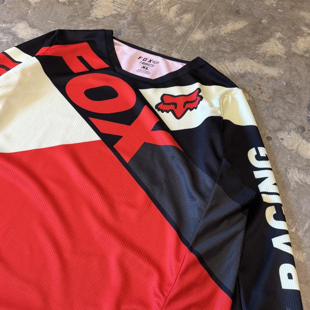 画像4: "FOX" COLOR SWITCHED LOGO RACING L/S TOPS / Mens XL (4)