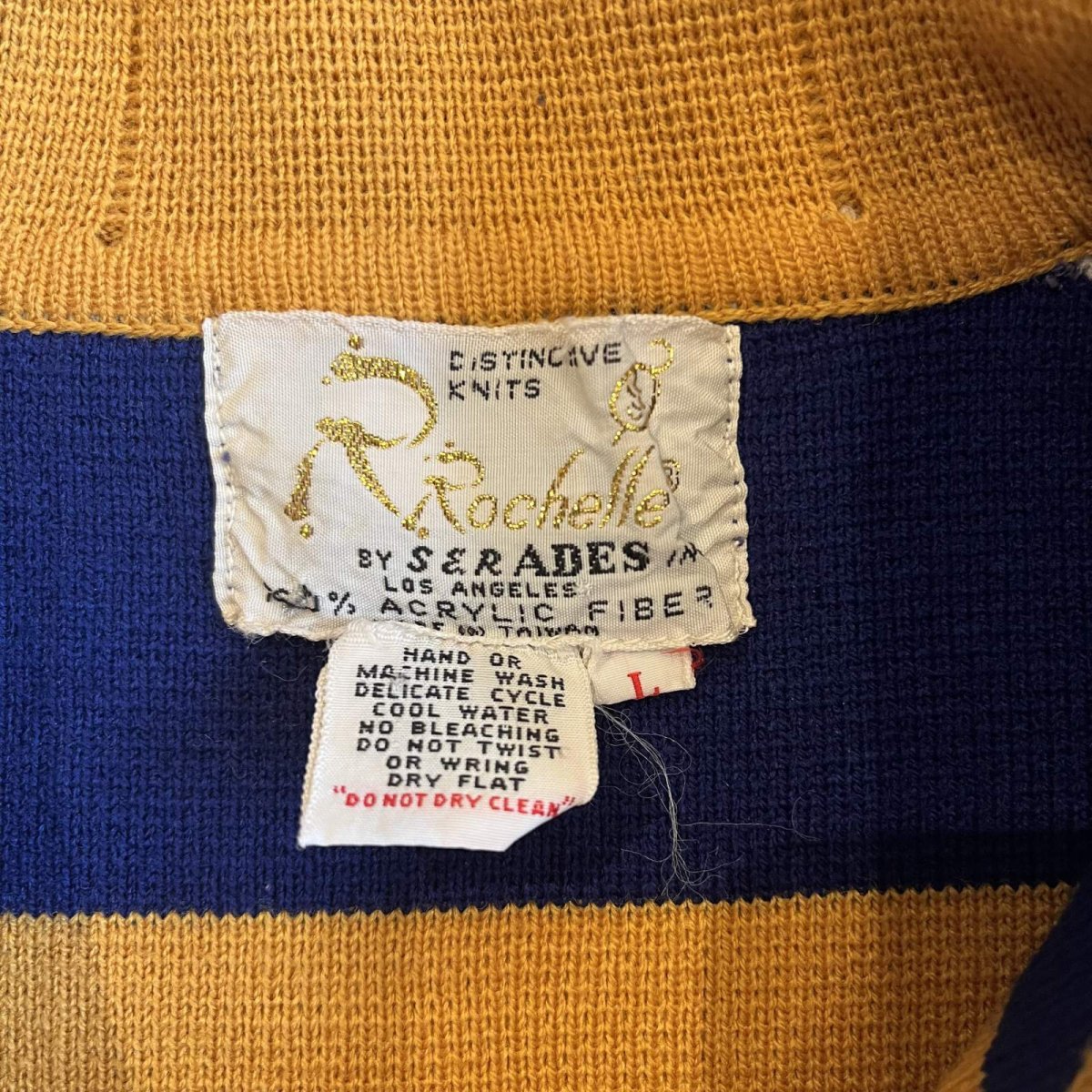 画像12: MULCH BORDER DOUBLE POCKET DESIGN KNIT JACKET / Ladies M(L) (12)