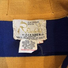 画像12: MULCH BORDER DOUBLE POCKET DESIGN KNIT JACKET / Ladies M(L) (12)