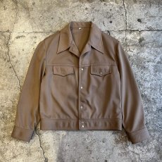画像1: DOUBLE FLAP POCKET WESTERN DESIGN JACKET / Ladies L(40)  (1)