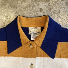 画像9: MULCH BORDER DOUBLE POCKET DESIGN KNIT JACKET / Ladies M(L) (9)