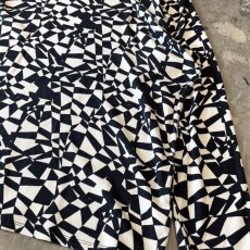 画像6: ALL OVER BICOLOR PATTERN HI-NECK L/S TOPS / Mens XL  (6)